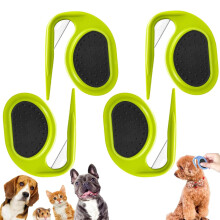 Ontklitkam voor katten en honden, groen, 2 stuks