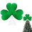 Irischer Baumspitzen-Anhänger zum St. Patrick's Day (1 Stück) 1