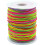 Hilo elástico para pulseras, 1 mm, 330 pies, arcoíris 1