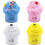 Furry Cloud Slime Kit Blå Vit Rosa Gul 4 st 1