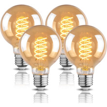 G25Edison lampen warm wit 2500K 6W 4-pack