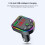 Car Bluetooth FM Transmitter with USB Charger 12V 4