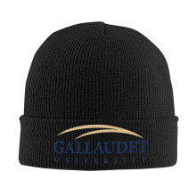Gallaudet Universityn pipo, lämmin talvinen neulottu kallohattu