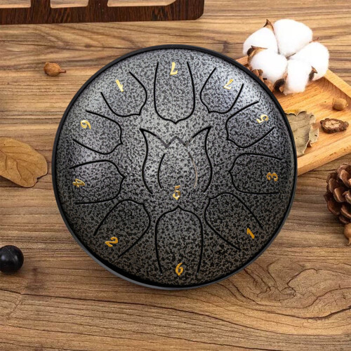 Steel Tongue Drum D Major 11 Notes 6 inch 2