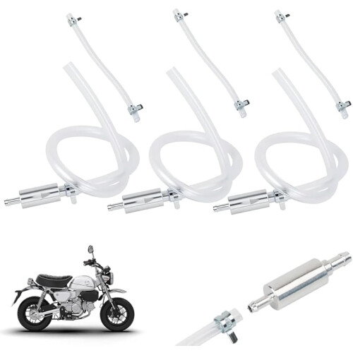 Brake Bleeder Hose with Check Valve 6mm White 3 pcs