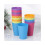 Plastic Drinking Cups Reusable 15 pcs 101-200 ml Mixed Color 2