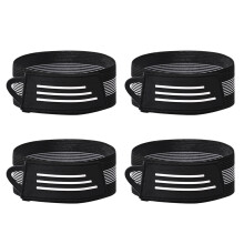 Reflective Ankle Bands for Cycling and Running 4-Pack