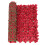 Aufrollbare Stoff-Blumenwand, roter Sichtschutz 1
