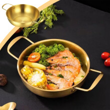 Koreanischer Ramen-Topf aus Edelstahl mit Griffen, 3,5 l