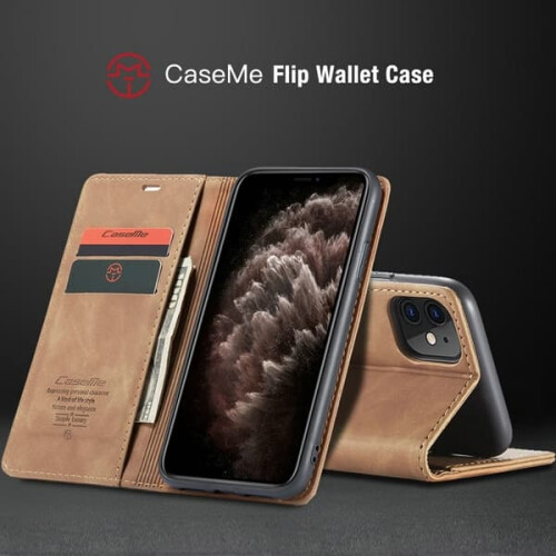 Leather case for iPhone 13 Pro Max dark brown 2