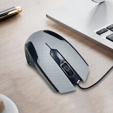 Luch USB Sreangaithe, Eirgeanamaíocht Chiúin le 3 Chnaipe do Windows agus Mac