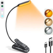Lampe de lecture Willow avec 10 LED, 3 modes de couleur, rechargeable