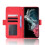 Red multi-slot wallet case for Samsung Galaxy S22 Ultra 3