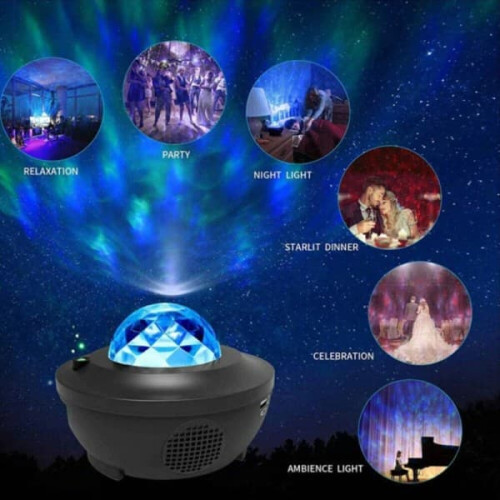 Sterrenprojector, LED-hemellamp met Bluetooth-luidspreker 1