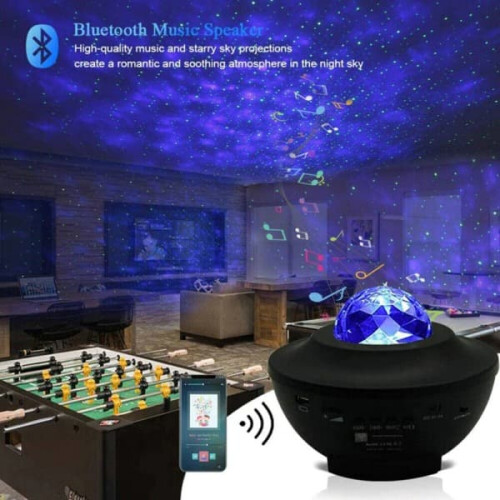 Sterrenprojector, LED-hemellamp met Bluetooth-luidspreker 2