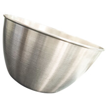 Metallinen sekoituskulho, pyöreä, hopea, 1 pakkaus