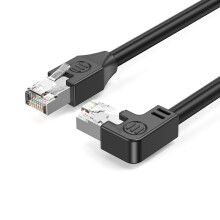 Cat5e Ethernet-kabel rätvinklig 45 kontakter