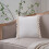 Polyester decorative pillow cover beige45x45cm 1