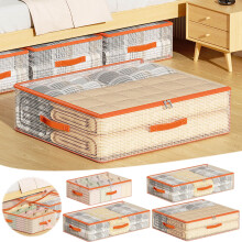 Průhledné úložné boxy pod postel s úchyty, 5 galonů