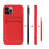 iPhone 13 Pro Max case with card slot red 2