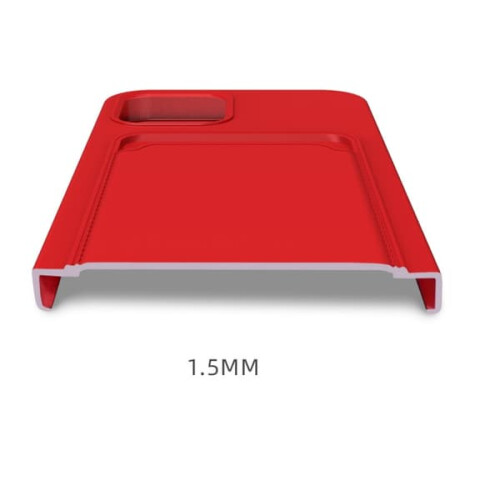 iPhone 13 Pro Max case with card slot red 2
