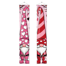 Valentinstag-Gnom-Verandabanner 71x12 Zoll