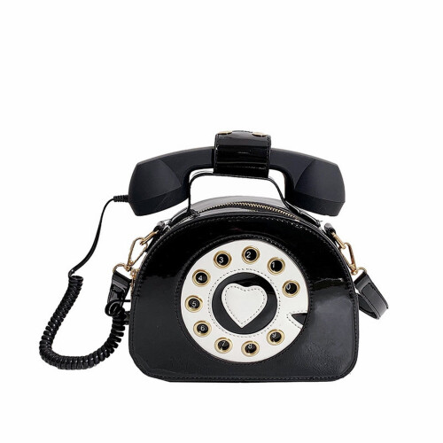 Retro-Umhängetasche in Telefonform
