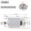 DC Motor 12V-25V Micro Electric Motor with High-Torque 3