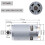 DC Motor 12V-25V Micro Electric Motor with High-Torque 4