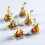 Mini platos de postre de plástico con cucharas (100 unidades) 1