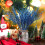Blue Glitter Christmas Tree Picks 13.4 inch 30 pcs 4