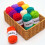 Acrylic yarn spools multicolor 12 pcs 26 m each 3