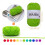 Acrylic yarn spools multicolor 12 pcs 26 m each 5