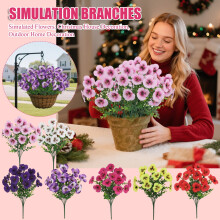 Set mit künstlicher Frühlings- und Weihnachtsdekoration