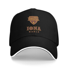 Boné de beisebol unissex do Iona College, estilo "dad hat".