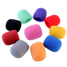 Juego de fundas de espuma para el protector antiviento del micrófono de mano