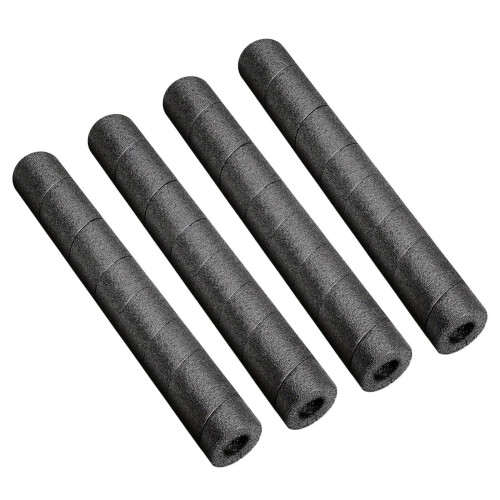 Tubos de espuma para isolamento de tubos, 40 cm (15,7 polegadas), pacote com 4 unidades.