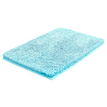 Tapete de banheiro felpudo de microfibra 17x24 polegadas