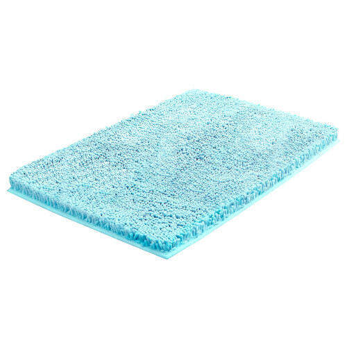 Tapete de banheiro felpudo de microfibra 17x24 polegadas