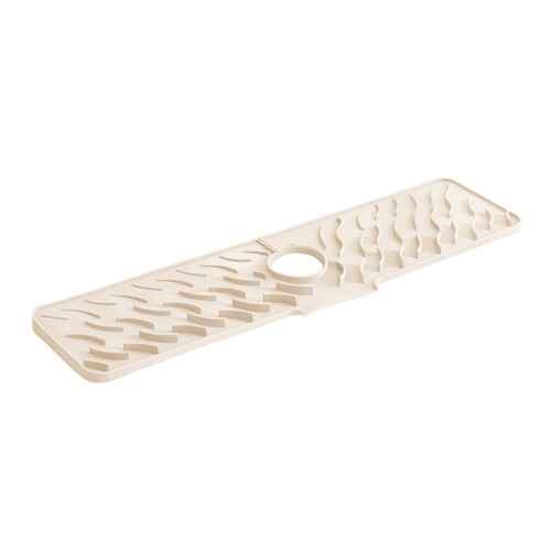 Tapete de silicone para torneira de cozinha de 60 cm (24 polegadas) com proteção contra respingos e ângulo de 5