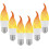 Flammeneffekt-Glühbirnen E26 Warmweiß 6er-Pack 1