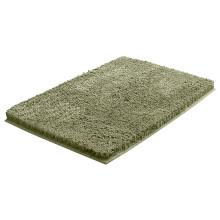 Tapete de banheiro antiderrapante em microfibra, 76 x 51 cm (30 x 20 polegadas)