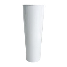 Galvanisert metallblomstervase, flerbruks, 1 stk.