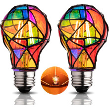 Buntglas-Glühbirne 4W 120V Regenbogenmosaik