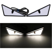 LED Devil Eyes forlygte blinklys 4 stk. orange