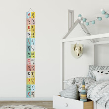 Wachstumstabelle für Kinder, Holzrahmen, Höhenmesslatte, 1er-Pack