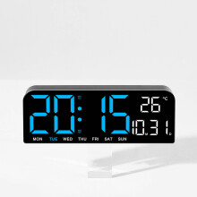 Digital väckarklocka LED temperatur- och fuktighetsdisplay 1 enhet