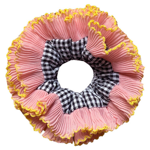 Spitzenhaargummis, Scrunchies, groß, 3er-Pack