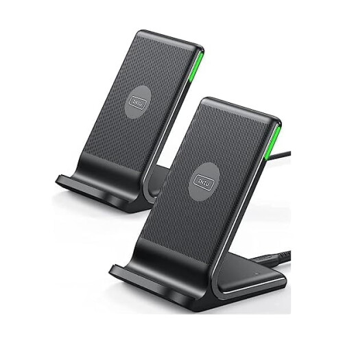 Suporte de carregamento sem fio Qi 15W (pacote com 2)