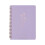 Caderno floral 8x6 polegadas com linhas e bolsos grandes. 1